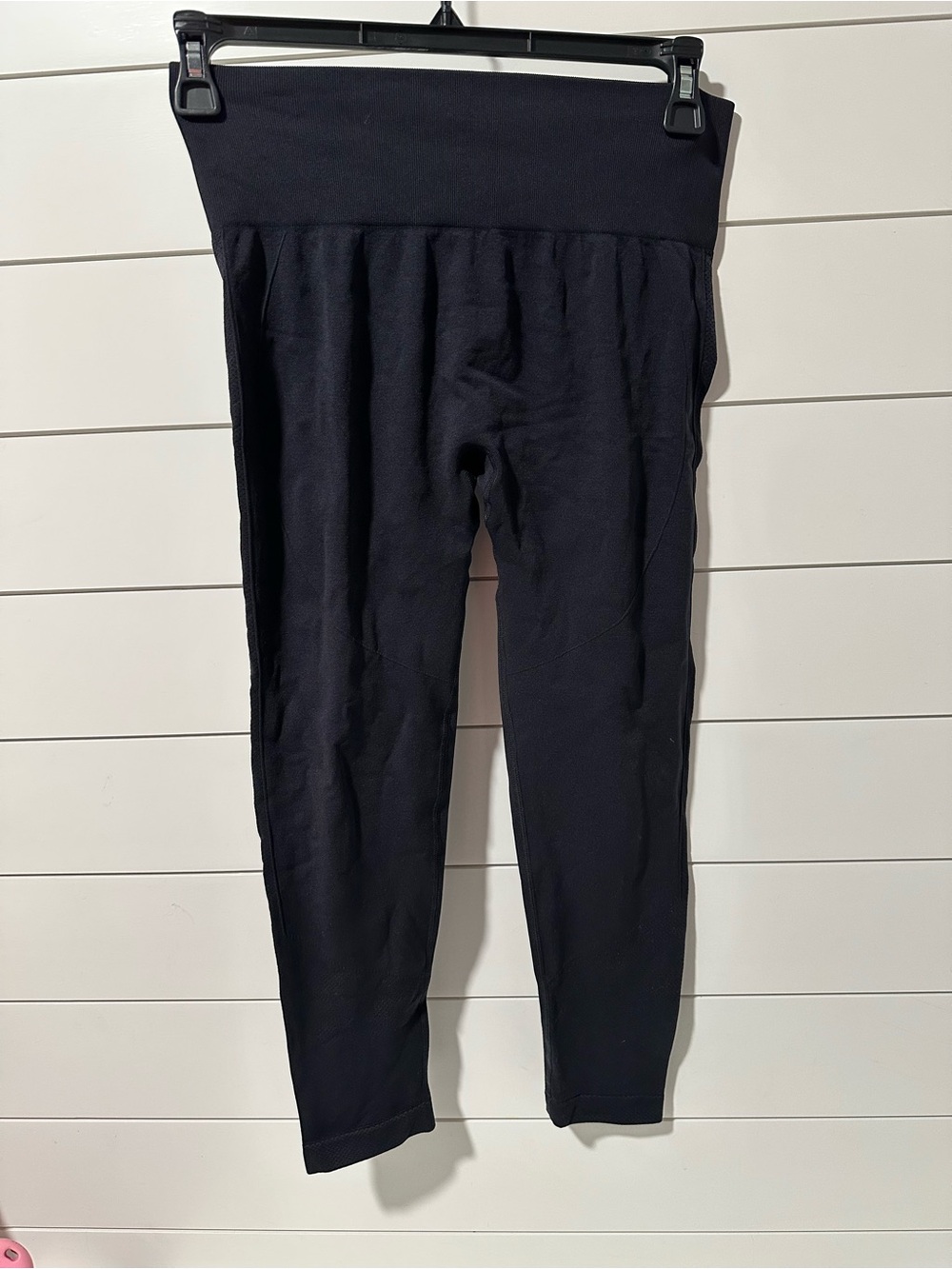 High-Waist Black Seamless Leggings